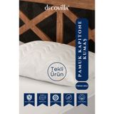 Decovilla Kapitone Fermuarlı Yastık Alezi Sıvı Geçirmez 50x70
