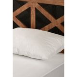 Decovilla Micro Fermuarlı Yastık Alezi 50 x 70 Sıvı Geçirmez - Beyaz