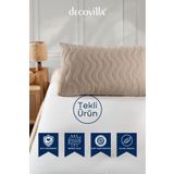 Decovilla Micro Kapitone Yastık Alezi Sıvı Geçirmez Tekli Yastık Koruyucu 50x70