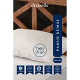Decovilla Pamuklu Fermuarlı Yastık Alezi Sıvı Geçirmez 50x70 cm