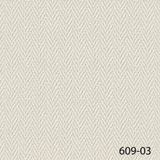 Decowall Decoparati Geometrik Desen Beyaz-Gri Salda Duvar Kağıdı 609-03