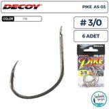 Decoy As-03 Pike Light Jigging Asist İğne Tın #3/0 (6 Adet)