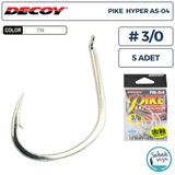 Decoy As-04 Pike Hyper Jigging Asist İğne Tın #3/0 (5 Adet)