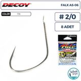 Decoy As-06 Falx Jigging Asist İğne Tın #2/0 (8 Adet)