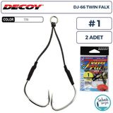 Decoy Dj-66 Twin Falx Çiftli Asist İğnesi #1 (2 Adet)