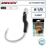 Decoy Dj-77 Short Pike Tekli Arka Asist İğnesi #1/0 (5 Adet)