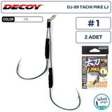 Decoy Dj-89 Tachi Pike Lj Çiftli Jig Asist İğnesi #1 (2 Adet)