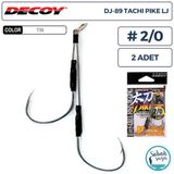Decoy Dj-89 Tachi Pike Lj Çiftli Jig Asist İğnesi #2/0 (2 Adet)