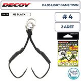 Decoy Dj-93 Light Game Çiftli Asist İğnesi #4 (2 Adet)