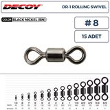 Decoy DR-1 Rolling Swivel Rulmanlı Fırdöndü #8 55lb (15 Adet)