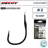 Decoy K-104 W-Shot Olta İğnesi Bn #2 (10 Adet)