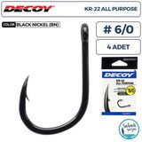 Decoy Kr-22 All Purpose Delikli Olta İğnesi Bn #6/0 (4 Adet)