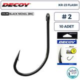 Decoy Kr-23 Flash Delikli Olta İğnesi Bn #2 (10 Adet)