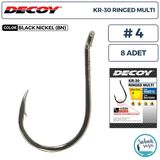 Decoy Kr-30 Ringed Multi Delikli Olta İğnesi Bn #4 (8 Adet)