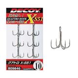 Decoy X-S51 No 6 Quattro Dörtlü Maket Balık İğnesi
