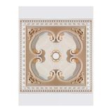 decozara 60X60 CM KARE BRONZ RENK SARAY TAVAN GÖBEK