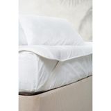 Decozen Yün Yatak Pedi - Beyaz - 160 x 200 cm