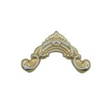 Decozza Bronz 2,5 cm Çıta Uyumlu Dekoratif 4 Lü Köşe Motifi