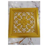 DECOZZA Saray Tavan 60 Cm Gold Panel Led Döşenebilir Asma Tavan Uyumlu