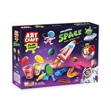 Dede ART CRAFT 03733 İnanılmaz Uzay Oyun Hamur Set 380 Gr, Karışık