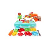 DEDE Birlik Oyuncak Eğitici Matkaplı Creative Puzzle 340 Parça 3d Stem