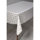 Dede Ev Tekstil Astarlı Silinebilir Pvc Muşamba Masa Örtüsü 126-A - 100 x 140 cm - Kahve