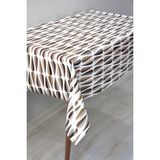 Dede Ev Tekstil Astarlı Silinebilir Pvc Muşamba Masa Örtüsü 132-A - 140 x 200 cm - Kahve