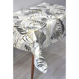 Dede Ev Tekstil Astarlı Silinebilir Pvc Muşamba Masa Örtüsü 204-A - 140 x 200 cm - Kahve