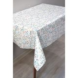 Dede Ev Tekstil Astarlı Silinebilir Pvc Muşamba Masa Örtüsü 207-A - 140 x 260 cm - Mavi