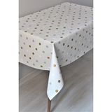 Dede Ev Tekstil Astarlı Silinebilir Pvc Muşamba Masa Örtüsü 5466678 - 140 x 200 cm - Bej