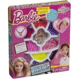 dede oyuncak barbie takı seti renkli boncuklar kız oyuncak bileklik kolye yapma seti 03181 - Yok
