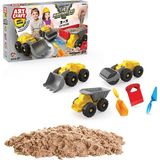 Dede Oyuncak Dede Art Craft Iş Makineleri Kinetik Oyun Kumu Seti +3 Yaş (4 Adet)