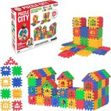 Dede Oyuncak Dede Puzzle City 128 Parça (5 Adet)