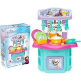 Dede Toys Frozen Karlar Ülkesi Şef Mutfak - Elsa Anna Oyuncak Mutfak Seti - Renkli