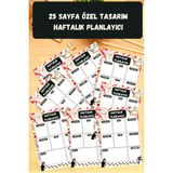 Dedektif Dünyası Haftalık Planlayıcı | Dedektif Planlayıcı | Haftalık Ajanda | Haftalık Planlayıcı Ajanda | Planlayıcı - 12M-Krem - Dikdörtgen - Genişlik: 210 mm / 21 cm Boy: 297 mm / 29.7 cm