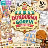 dedektifia Dondurma Görevi, Eğitici Çocuk Oyunu, Zeka Geliştirici Kutu Oyunu, Problem Çözme , Dikkat Geliştirici Oyun ,Eğitici Oyuncak, Zeka Oyunu, 7-12 Yaş Aile İçi Eğlenceli Aktivite Oyunu