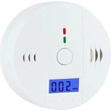 Dedektör Alarm Cihazı Karbonmonoksit Dedektörü Kablosuz LCD Ekranlı Pilli Duman Dedektörü