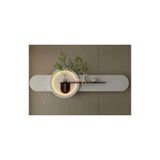dedeler dekor Led’li dekoratif tablo 100x35 cm modern saksılı tablo