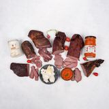 Dedova Prsuta Kuru Et & Meze Paketi - Vece 6 x 400gr - Soka ve Ajvar - 1 Adet