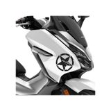 Deeb Army Honda Forza Yıldız Sticker Etiket Mat Siyah 2 Adet