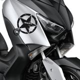 Deeb Army Yamaha Xmax Yıldız Sticker Etiket Mat Siyah 2 Adet