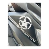 Deeb Yamaha Xmax Yıldız Sticker Etiket Parlak Beyaz 2 Adet