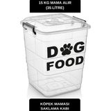 Deembro Büyük Boy 15 kg Köpek Mama Saklama Kabı
