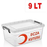 Deembro Ecza Kutusu 9 Lt Ilk Yardım Ecza Dolabı Çantası Ilaç Kutusu Ilaç Saklama Kabı Kutusu Ilaç Dolabı Yeni Ürün