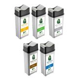 Deembro Sıfır Atık Kutusu 35 Lt*5 Adet Geri Dönüşüm Kutusu Çift Kapaklı Kağıt-Organik-Cam-Plastik Metal