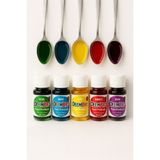 Deembro Sıvı Gıda Boyası Seti 5 Adet 5 Renk 10 ml x Su Bazlı Likit Gıda Boyaları - 50 gr