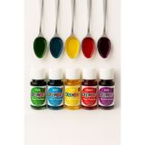 DEEMBRO Sıvı Gıda Boyası Seti 5 Adet 5 Renk 10 ml X Su Bazlı Likit Gıda Boyaları Set 1 5 Adet