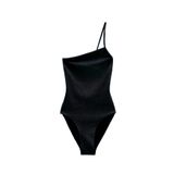 Deep Beach DB2000515M Siyah Sırt Dekolteli İp Askılı Mayo