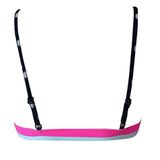 DEEP BEACH DB20088BU SİYAH BEYAZ PUANLI, ÇİZGİLİ LASTİKLİ, KAPLI ÜÇGEN ÜST BIKINI SİYAH BEYAZ PUANLI 34