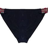 DEEP BEACH GEOMETRİK LASTİKLİ SİYAH BİKİNİ ALTI SİYAH 36